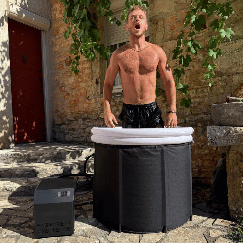 FrostDip Barrel Chill Rigid Ice Bath and Chiller System, Aluminium Frame, 400L